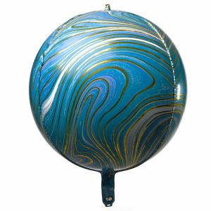 balon-folie-orbz-50-cm-blue-and-white-marble
